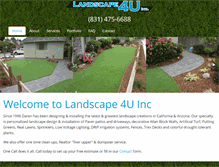 Tablet Screenshot of landscape4uinc.com